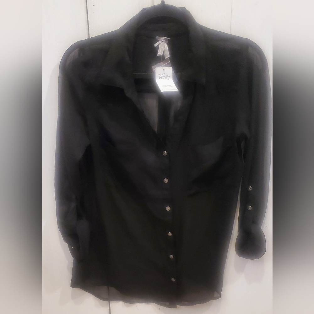 Black Women's Blouse Size M